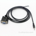 Cavo DB9pin RS232 da seriale a DC3,5 mm Cavo convertitore audio/jack